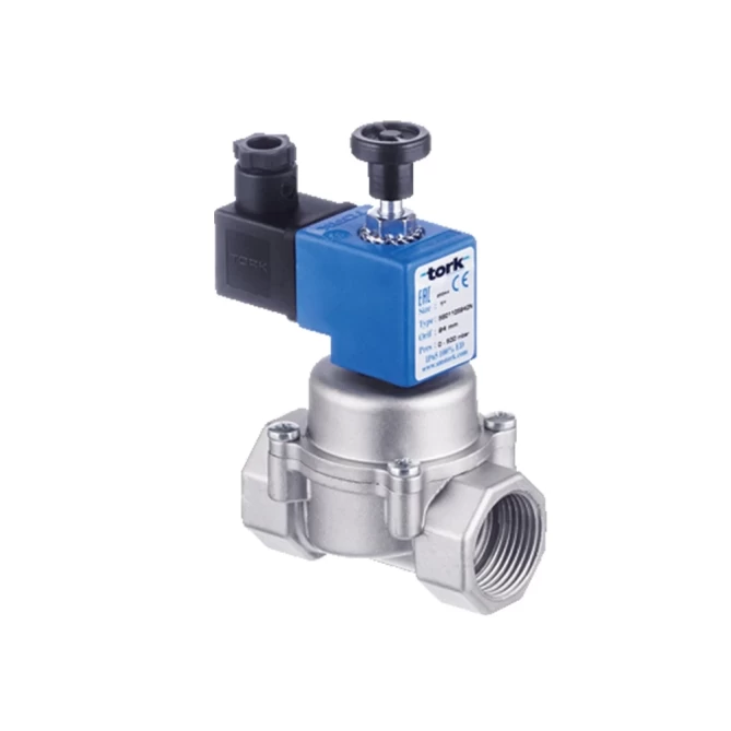 S8012 / S8014 Serisi Normally Open Natural Gas Manual Reset Solenoid Valve gallery image 1